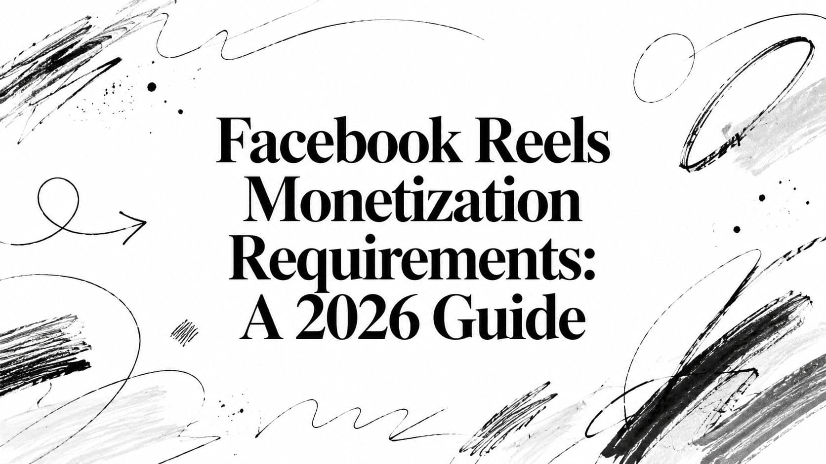 Facebook Reels Monetization Requirements: A 2026 Guide