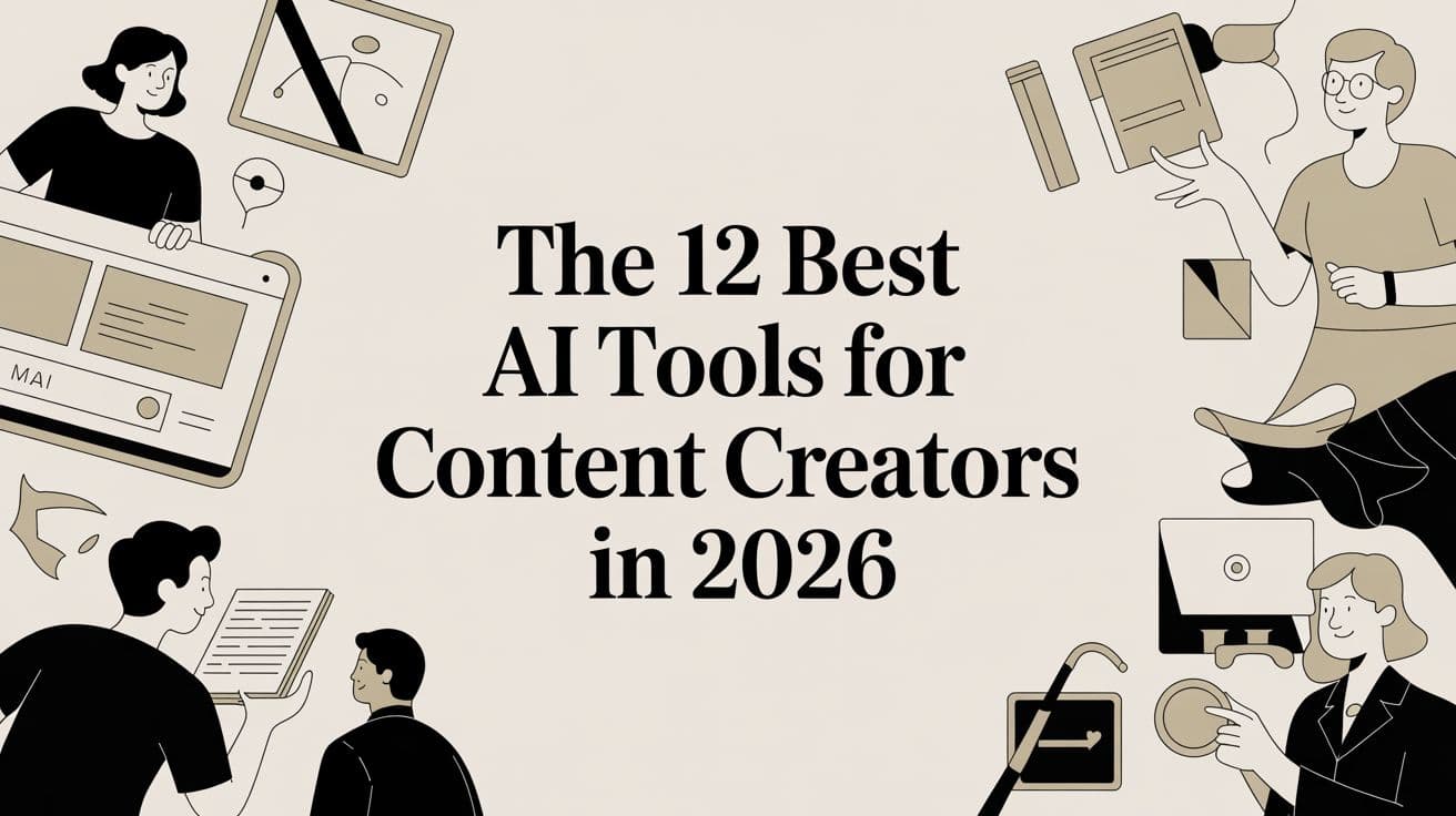 The 12 Best AI Tools for Content Creators in 2026